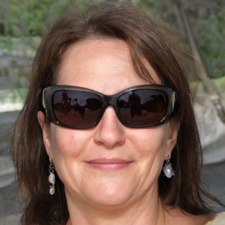 Retrato profesional de instructora con conocimientos en nutrición aplicada y cocina práctica familiar